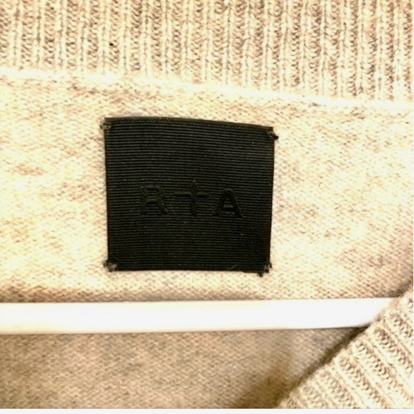 100% Cashmere RtA Lace Up Sweater - Picture 8 of 8